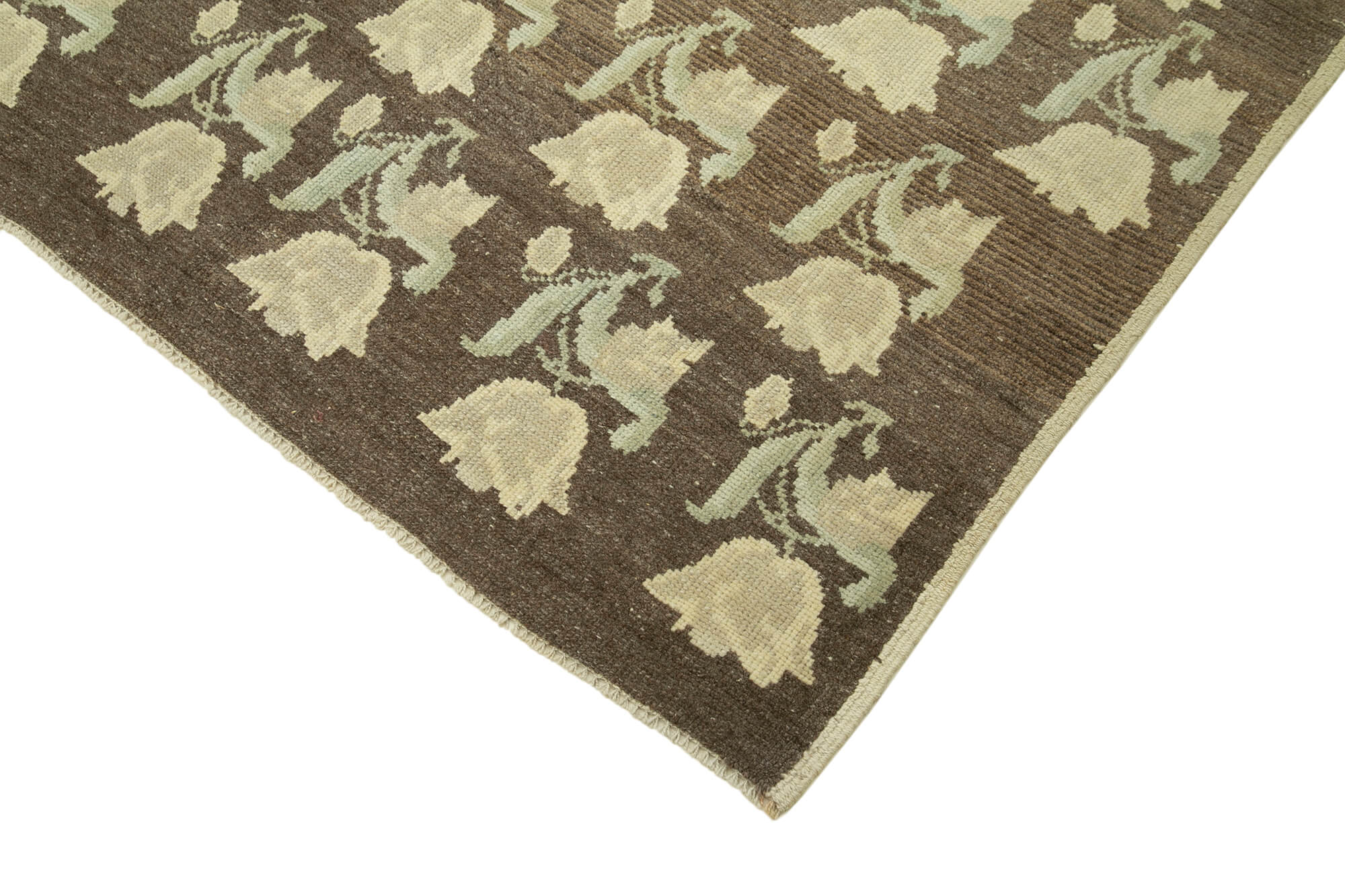 Handmade Wool Area Rug – Taspinar Beige Classic Wool Rug 4'6'' x 8'0'' Cotton Backing