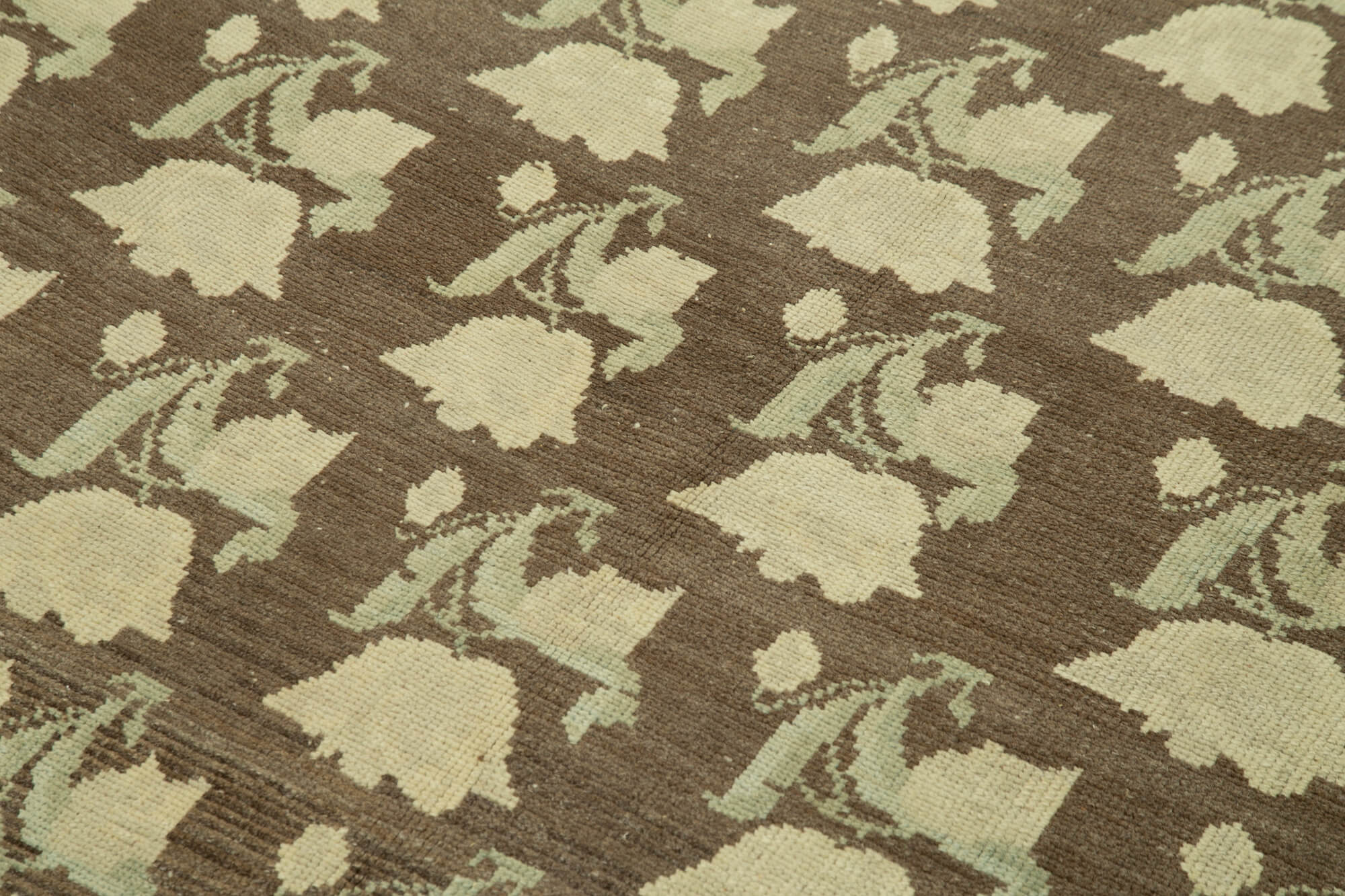 Handmade Wool Area Rug – Taspinar Beige Classic Wool Rug 4'6'' x 8'0'' Cotton Backing