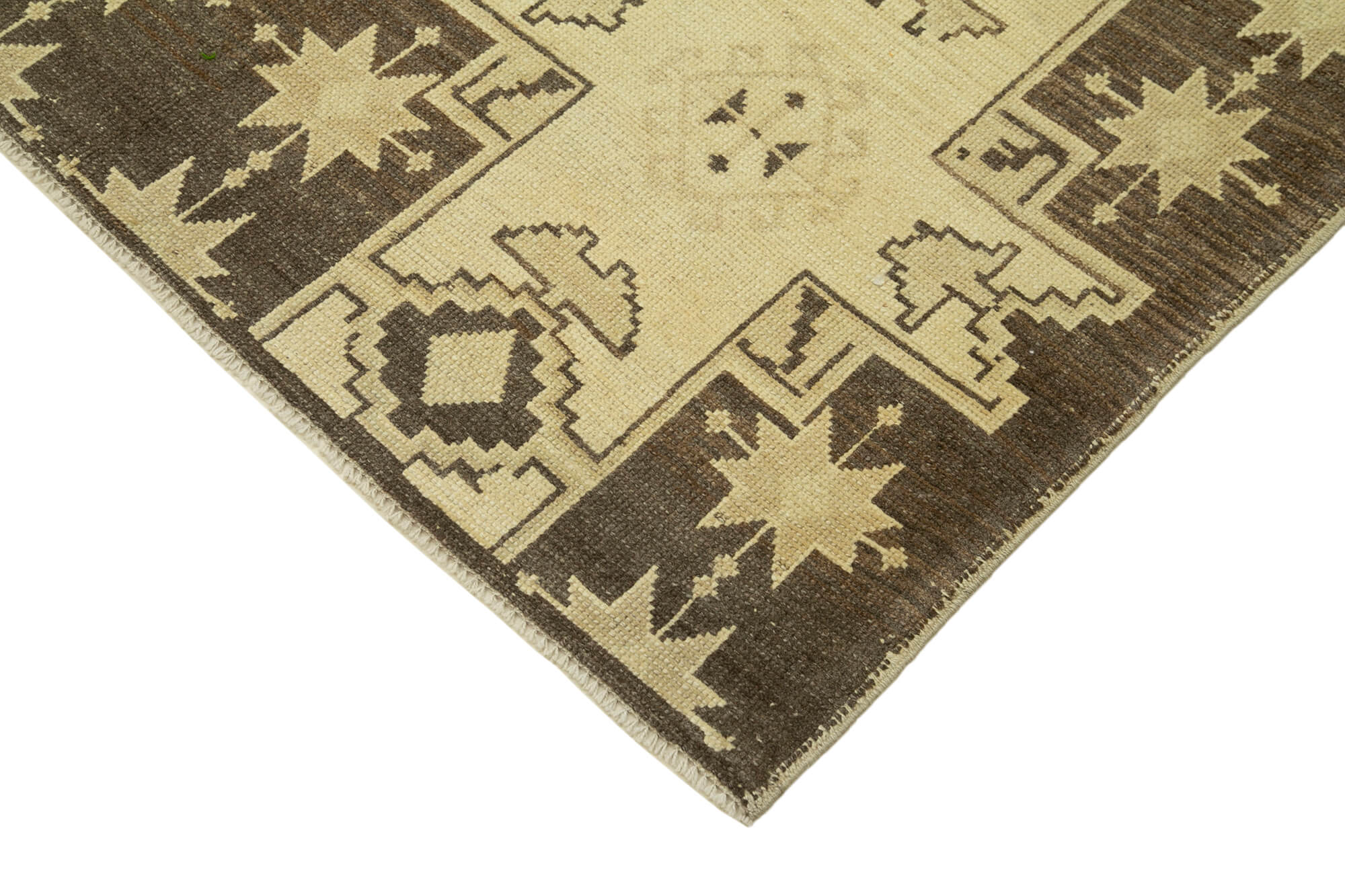 Handmade Wool Area Rug - Taspinar Beige Classic Turkish Hand Knotted Rug 4'5''x7'9''