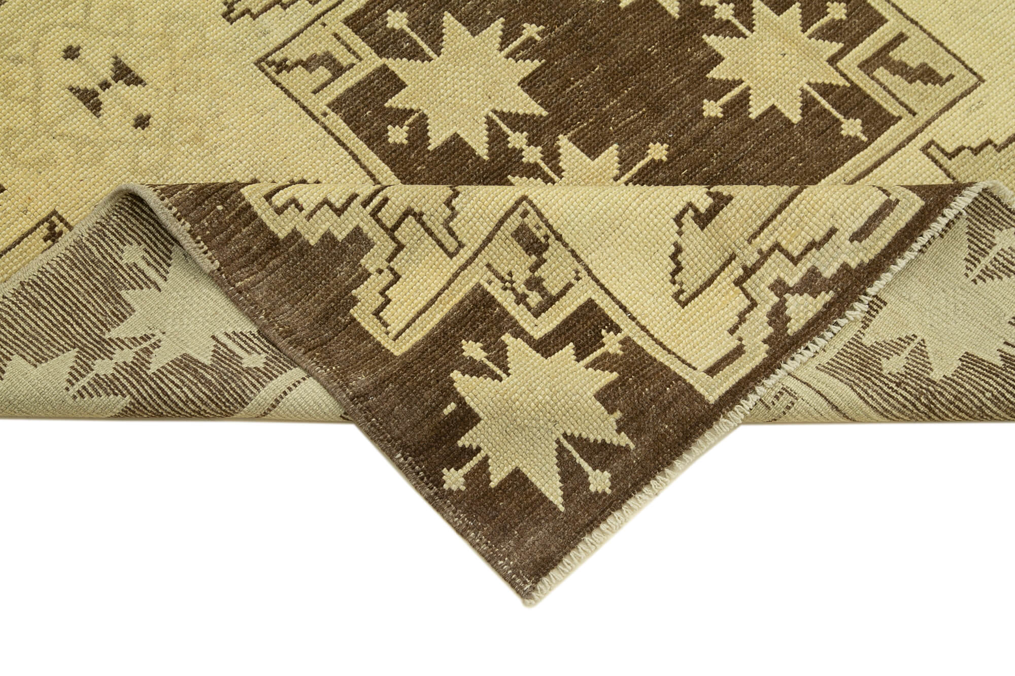 Handmade Wool Area Rug - Taspinar Beige Classic Turkish Hand Knotted Rug 4'5''x7'9''