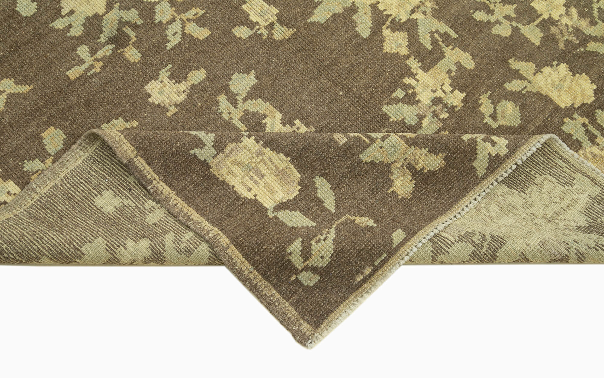 Handmade Wool Area Rug - Taspinar Beige Classic Style Rug 4'1'' x 8'0''