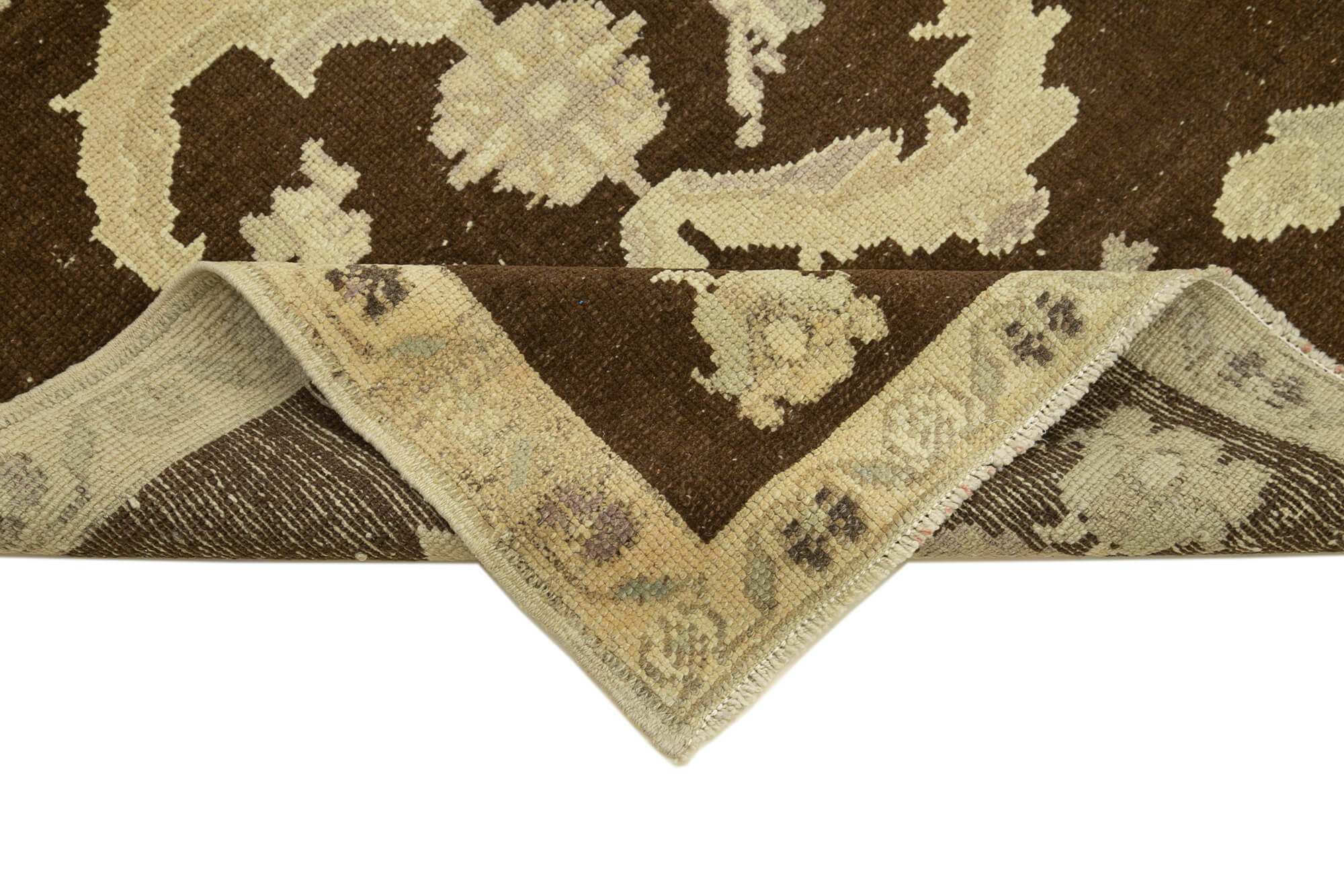 Handmade Wool Area Rug – Taspinar Beige Classic Wool Carpet 3'5''x5'5'' Durable