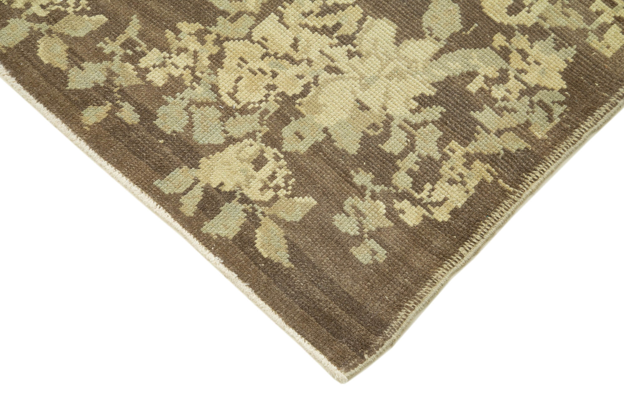Handmade Wool Area Rug - Classic Wool Rug Beige Area Carpet 4'4''x6'5''
