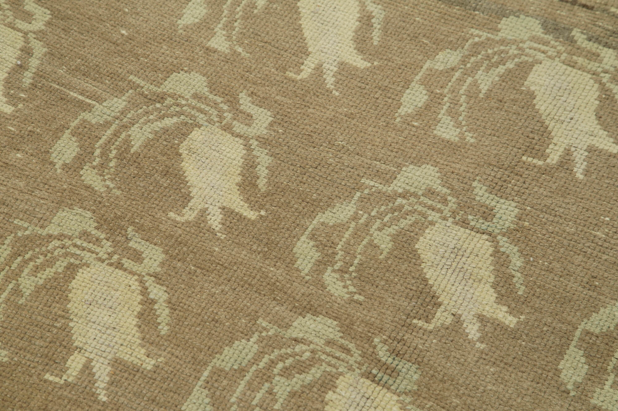 Handmade Wool Area Rug – Taspinar Classic Beige Turkish Vintage Carpet 4'2"x6'11"