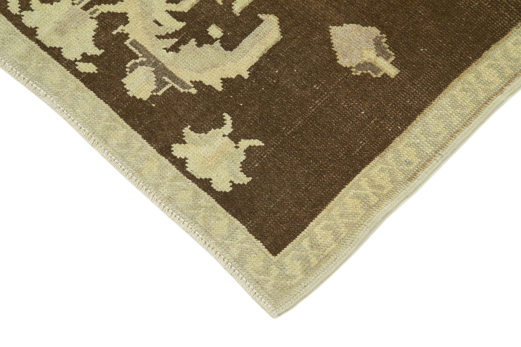 Handmade Wool Area Rug – Taspinar Brown Classic Wool Carpet 3'3''x4'8''