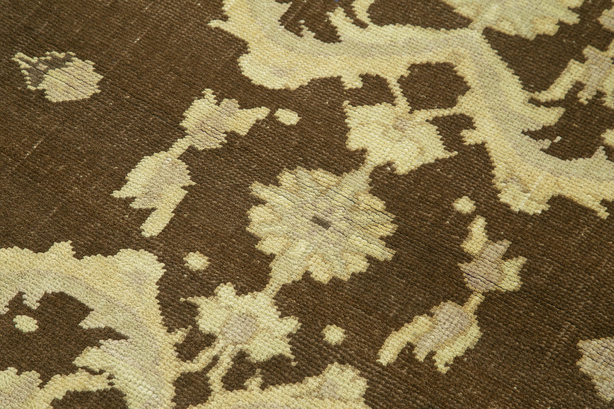 Handmade Wool Area Rug – Taspinar Brown Classic Wool Carpet 3'3''x4'8''