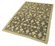 Handmade Wool Area Rug - Taspinar Beige Classic Style 3'11''x6'4'' Vintage Wool Rug