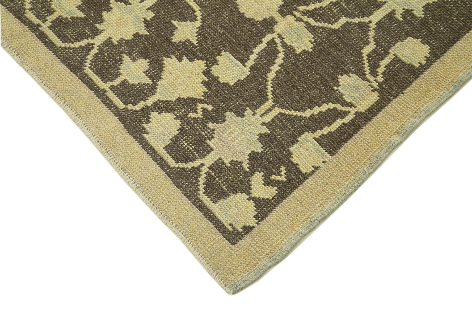 Handmade Wool Area Rug - Taspinar Beige Classic Style 3'11''x6'4'' Vintage Wool Rug