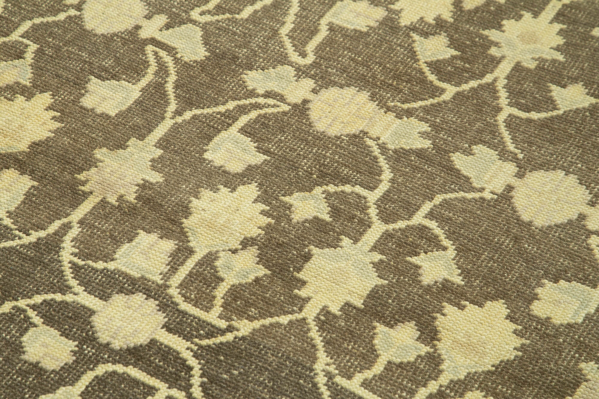 Handmade Wool Area Rug - Taspinar Beige Classic Style 3'11''x6'4'' Vintage Wool Rug