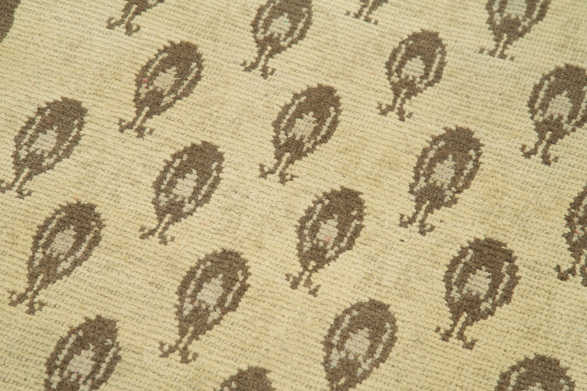 Handmade Wool Area Rug – Taspinar Classic Beige Turkish Wool Carpet 2'11''x7'1''