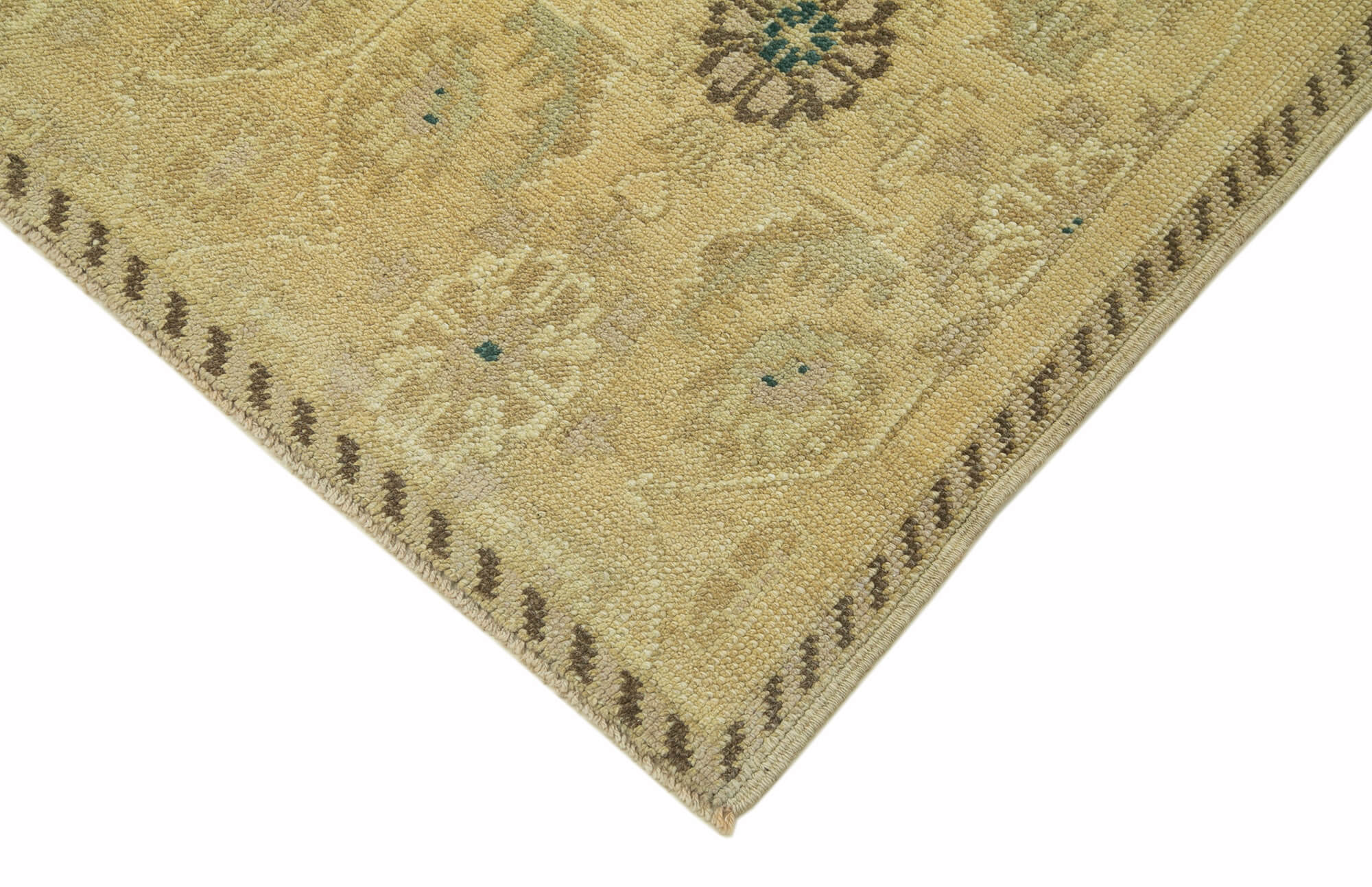 Handmade Wool Area Rug – Classic Wool Rug Beige Area Carpet 4'0''x6'11''