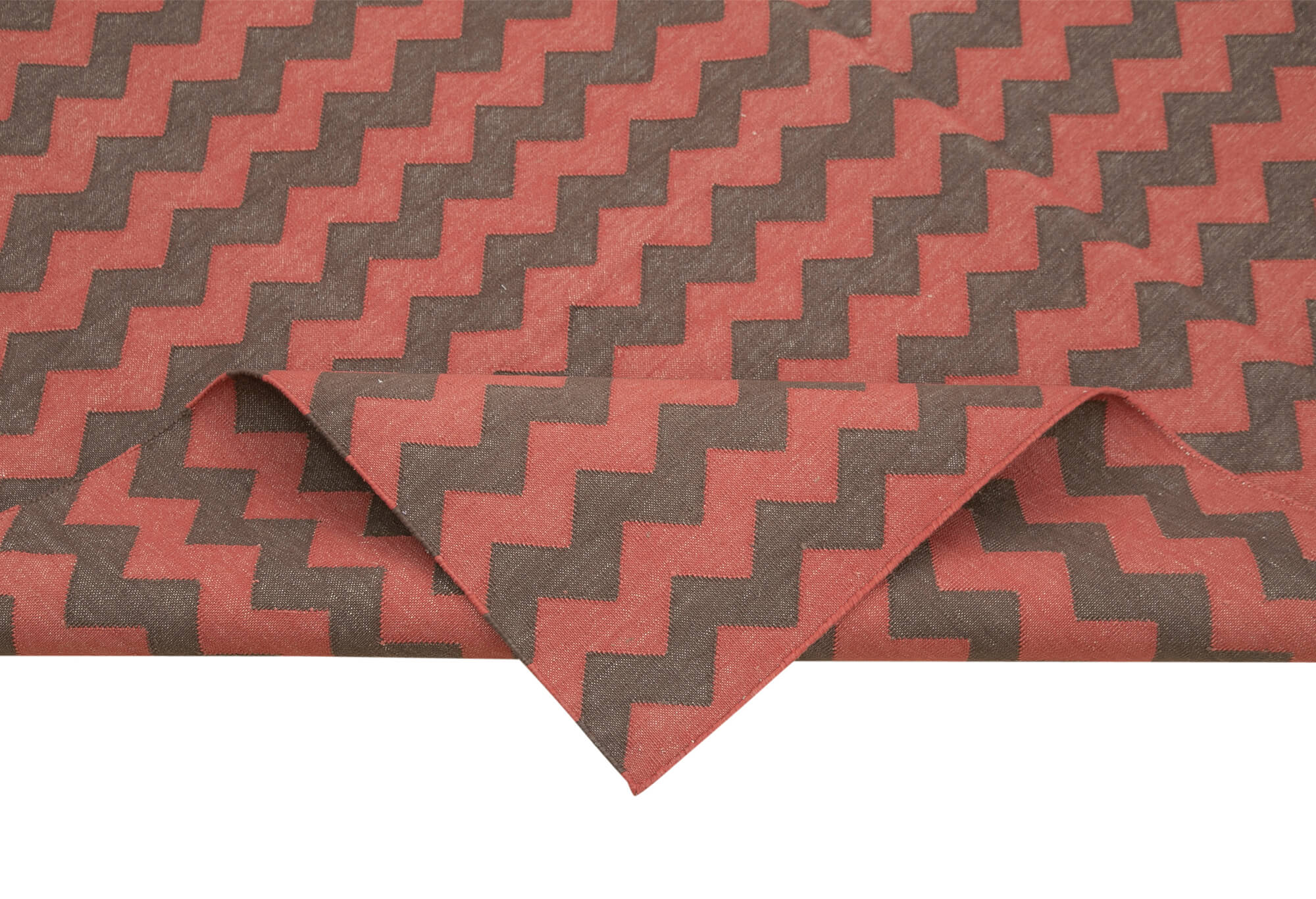 Handmade Wool Area Rug – Brown Geometric Cotton Wool Rug 6'x9' Classic Artisan Crafted