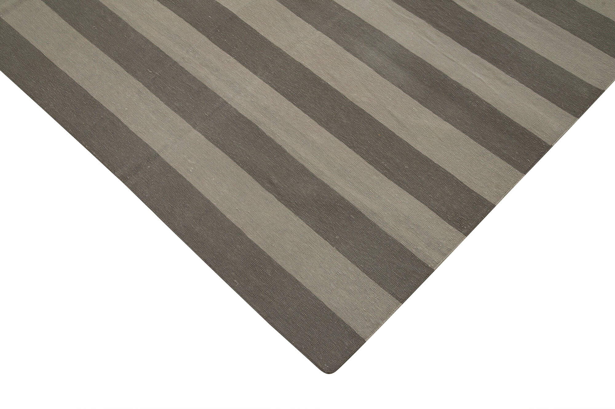 Handmade Area Rug – Brown Geometric Cotton Wool Turkish Wool Rug 7'11'' x 10'2''