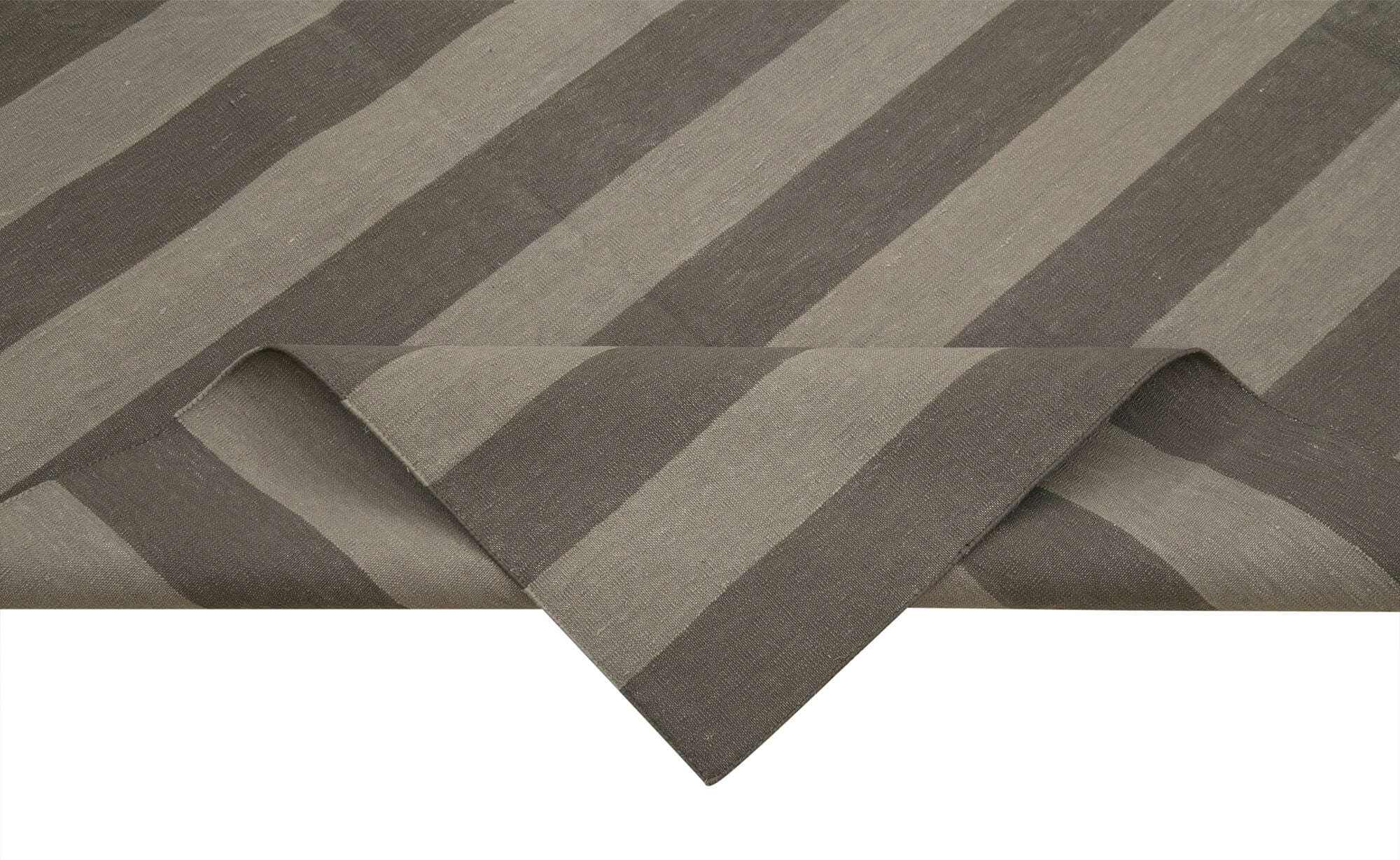 Handmade Area Rug – Brown Geometric Cotton Wool Turkish Wool Rug 7'11'' x 10'2''