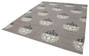 Handmade Wool Area Rug - Traditional Hand Knotted Geometric Area Rug with Natural Wool Carpet