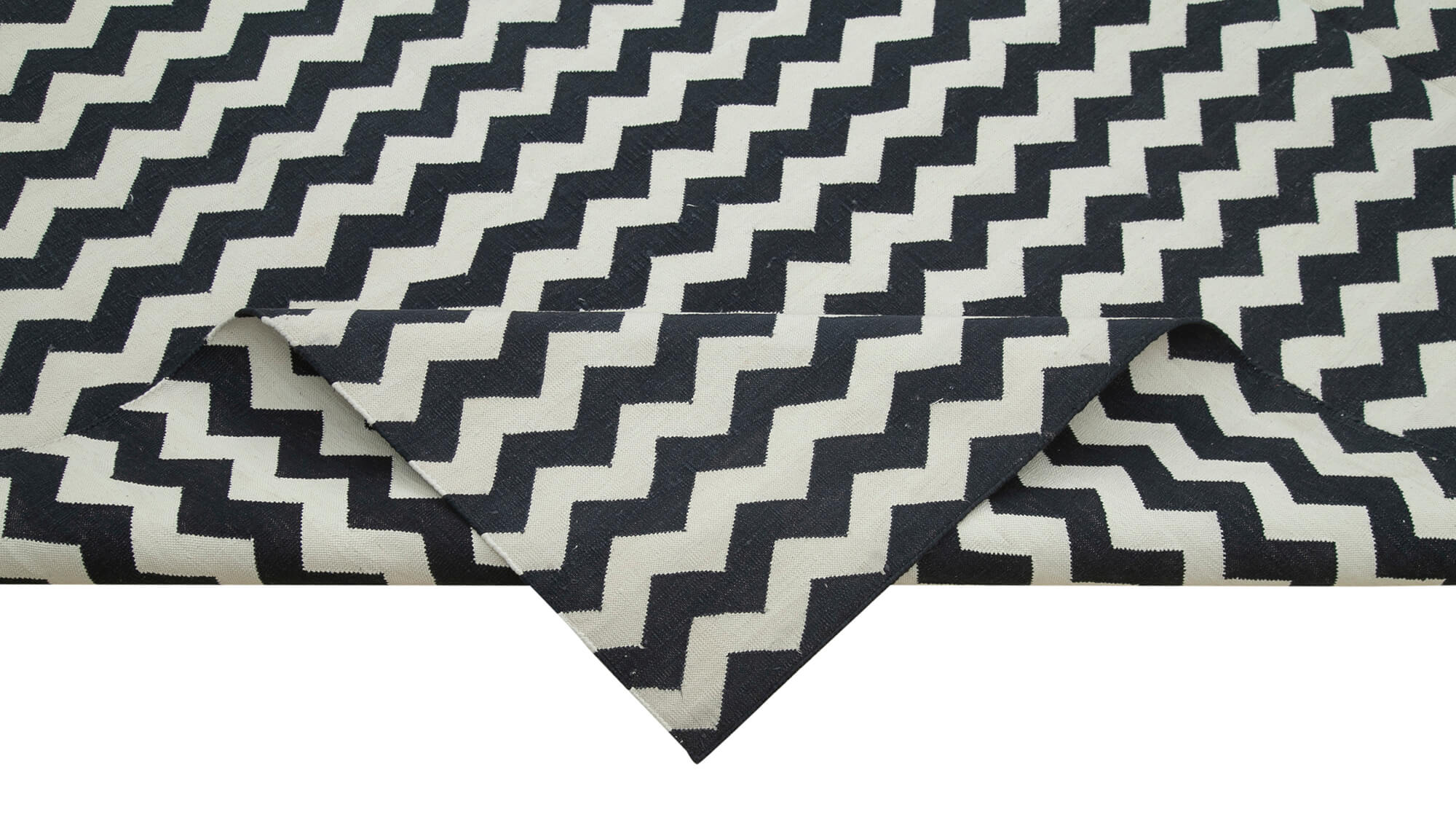 Handmade Area Rug - Geometric Cotton Wool Rug with Classic Design 9'x12'