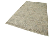 Handmade Area Rug – Checkered Kilim Carpet | Soft Textured Cotton Wool Rug 5'6''x9'4''