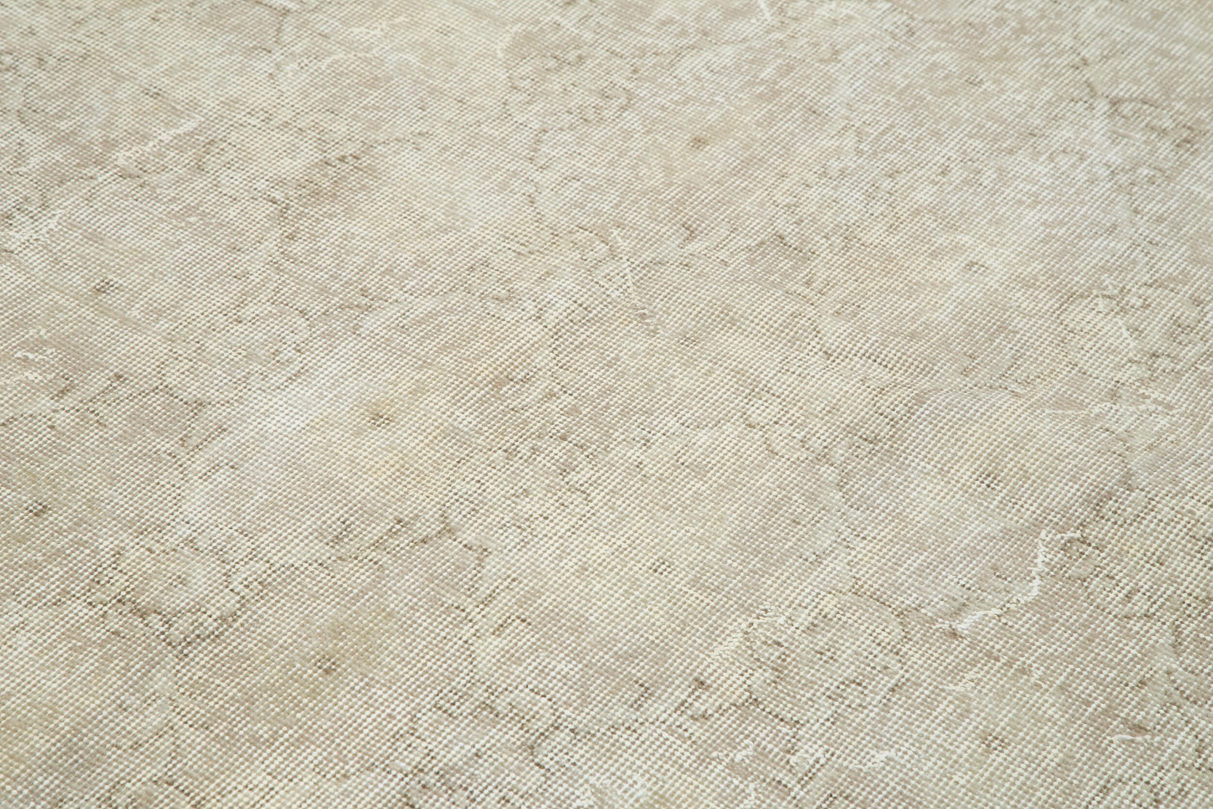 Handmade Area Rug - Checkered Kilim Beige Wool Cotton Carpet 6'9''x10'3''