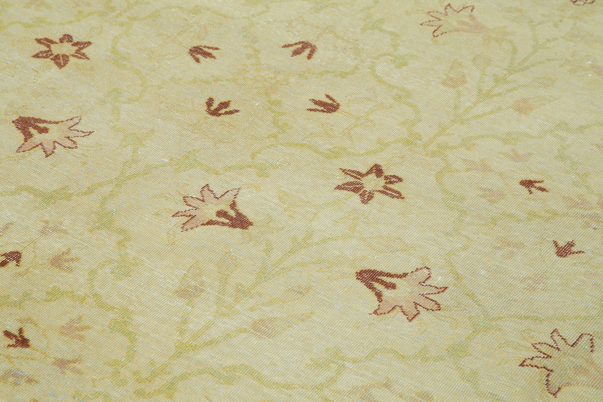 Handmade Wool Area Rug – Tebriz Classic Beige Cotton Wool Rug 8'6''x11'10''