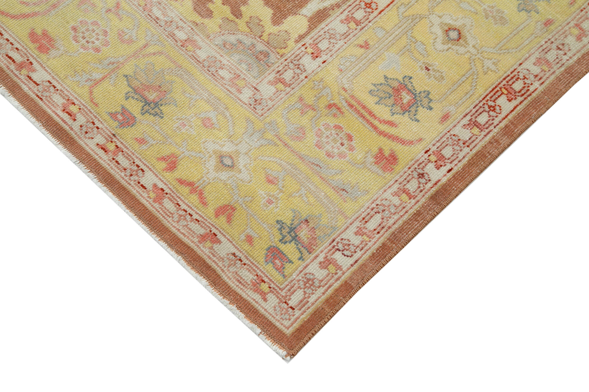 Handmade Wool Area Rug - Tebriz Red Classic Cotton Wool 5x9 Feet Rug