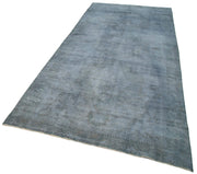 Handmade Wool Area Rug - Tebriz Grey Classic 5x10 Cotton Wool Carpet