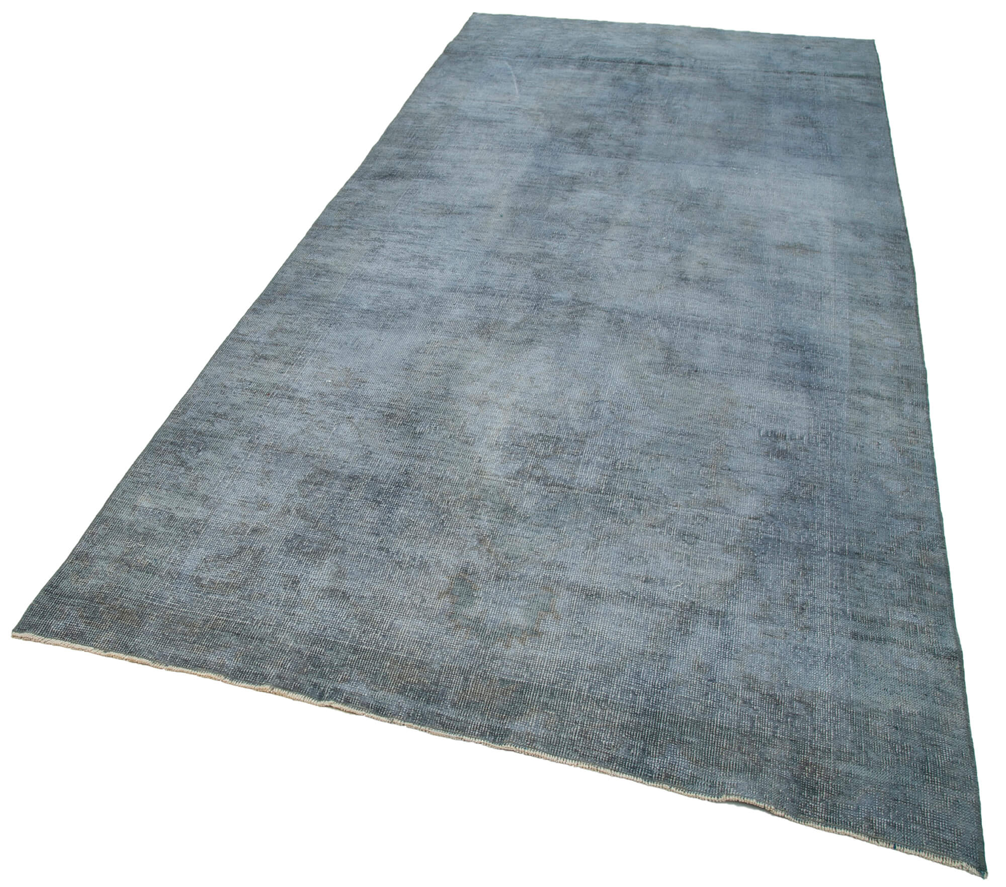 Handmade Wool Area Rug - Tebriz Grey Classic 5x10 Cotton Wool Carpet