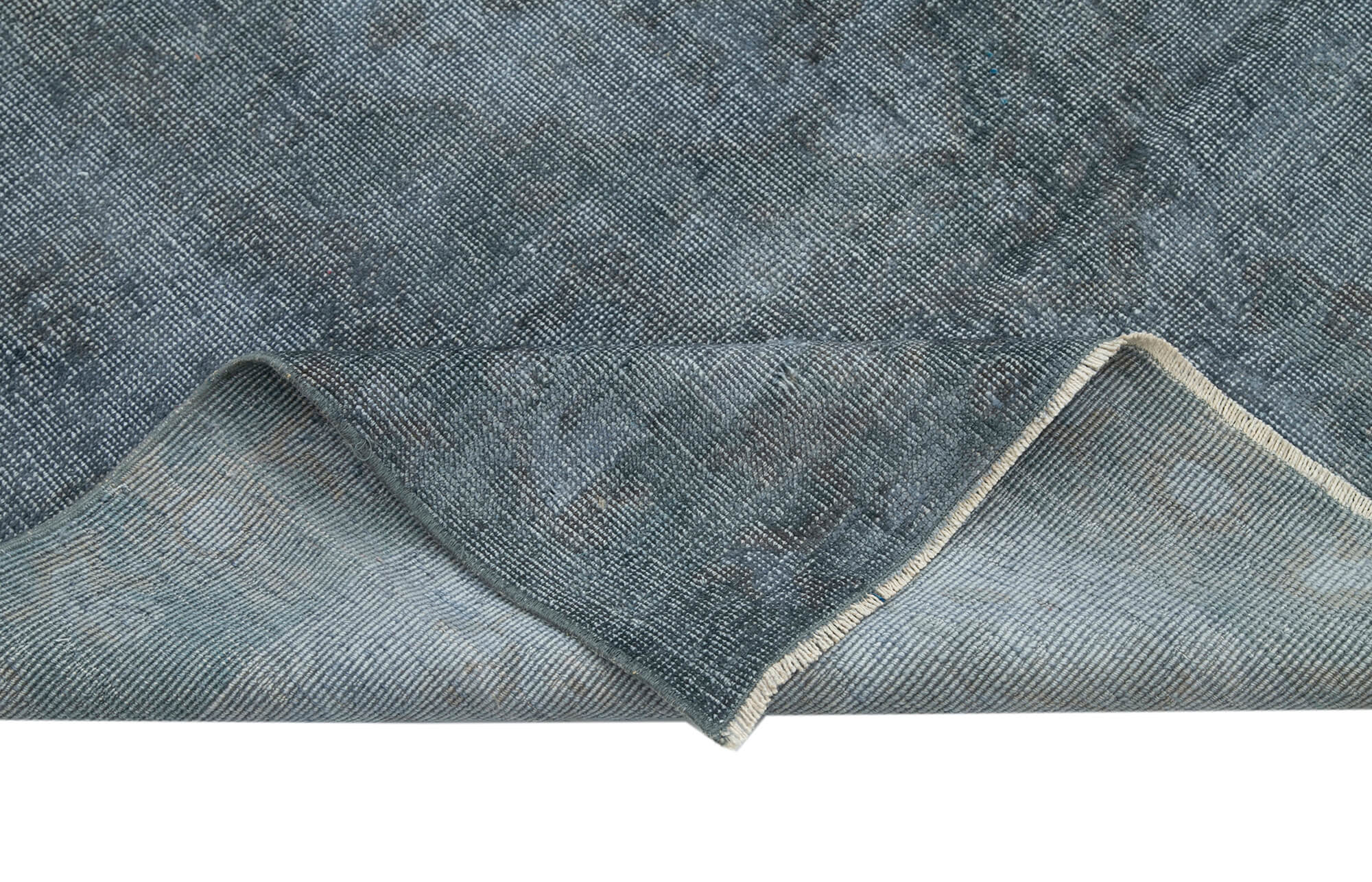 Handmade Wool Area Rug - Tebriz Grey Classic 5x10 Cotton Wool Carpet