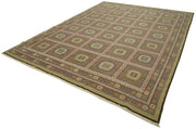 Tebriz Red Classic Cotton Wool Handmade Area Rug 9'0'' x 11'10''