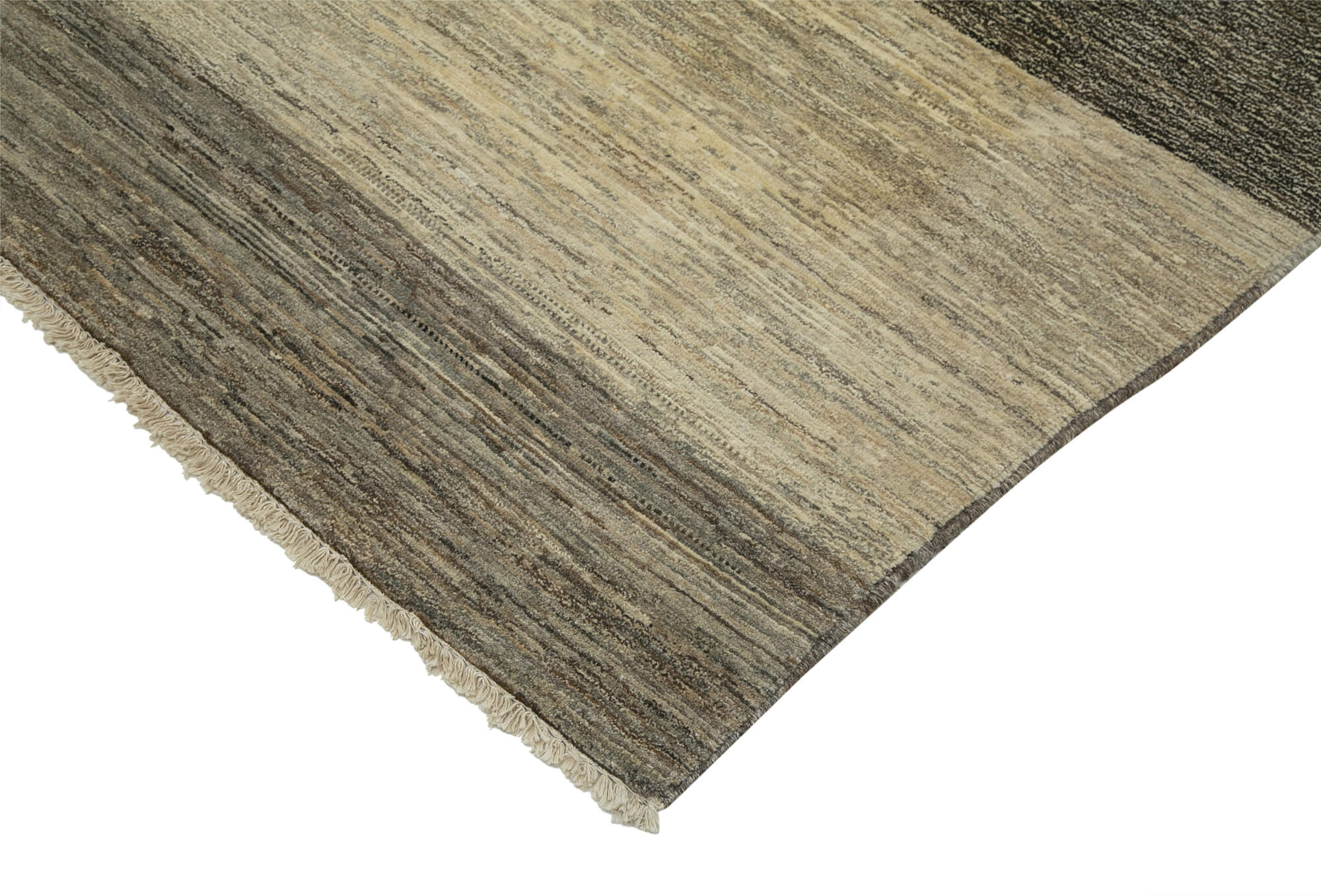 Handmade Wool Area Rug - Tebriz Grey Classic Cotton Wool Carpet 8'11"x11'7"