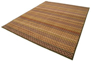 Handmade Wool Area Rug – Tebriz Red Classic Cotton Wool Hand Woven Rug 8'2''x9'11''