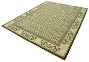 Handmade Wool Area Rug - Tebriz Classic Beige Cotton Wool Rug 8'x10' by Agacan