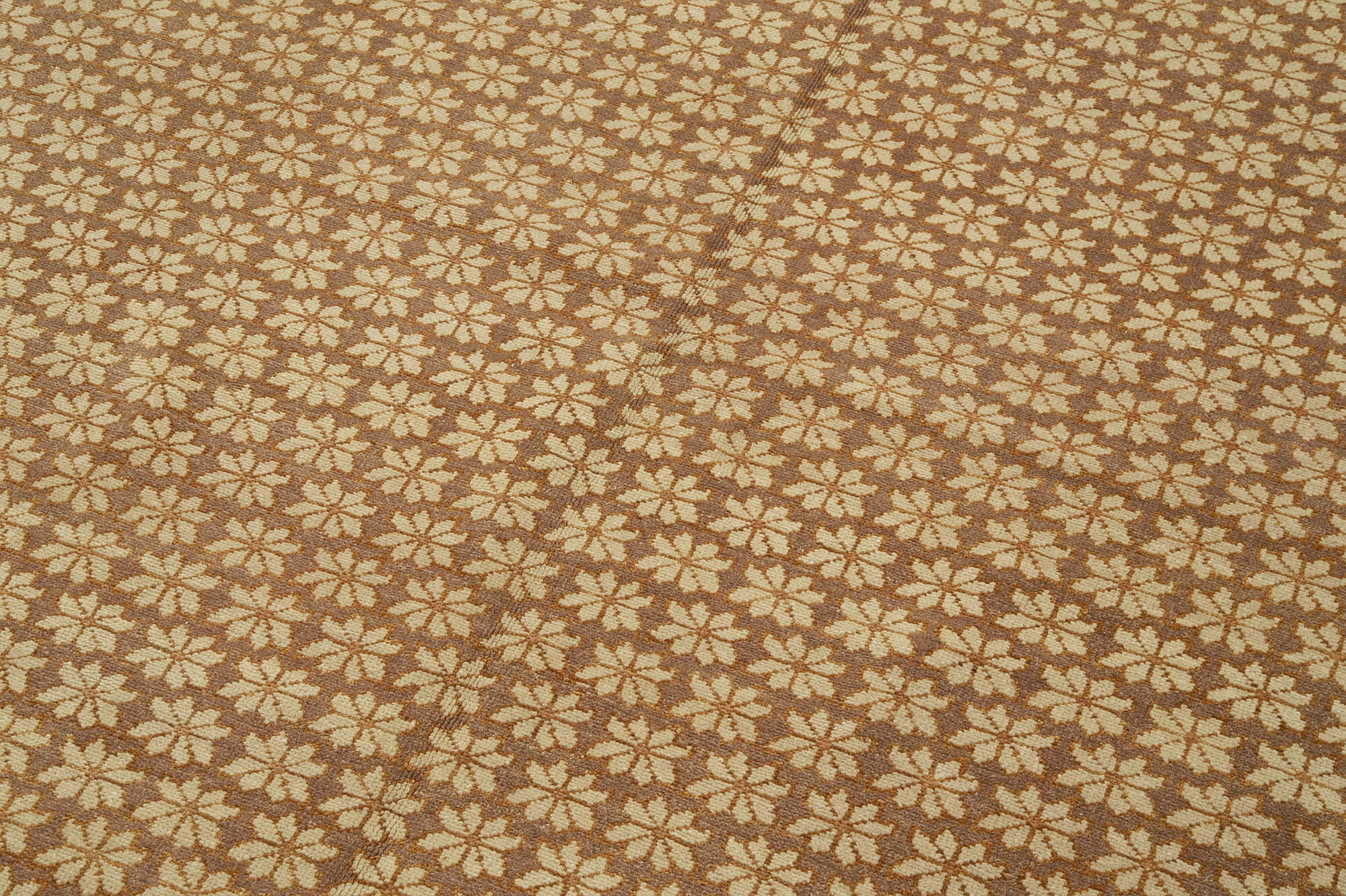 Handmade Area Rug – Classic Beige Turkish Hand Knotted Wool Cotton Carpet 8'2"x9'11"