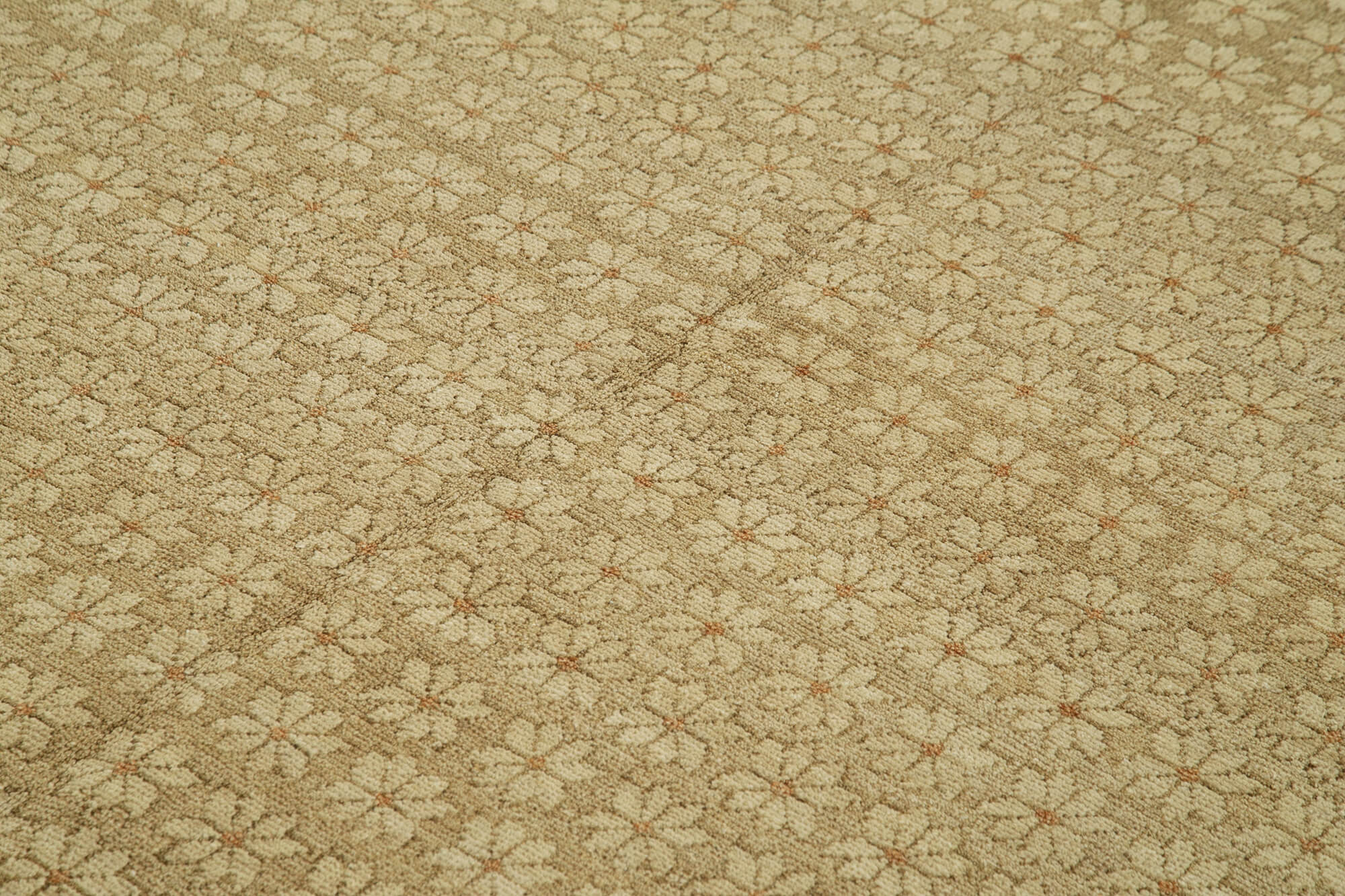 Handmade Wool Area Rug – Tebriz Classic Beige Cotton Wool Rug 8x10 Vintage Style