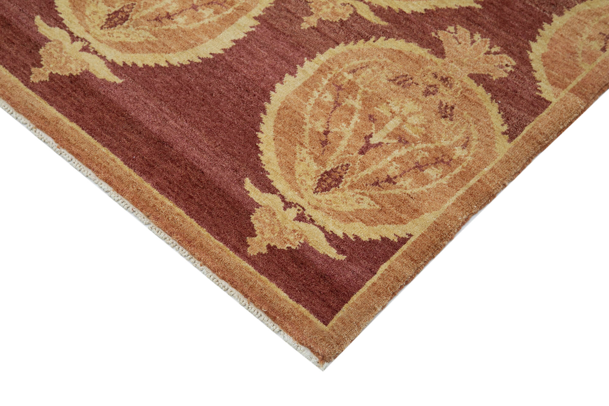 Handmade Wool Area Rug – Vintage Turkish Carpet, Classic Cotton Rug 5'10''x8'0''