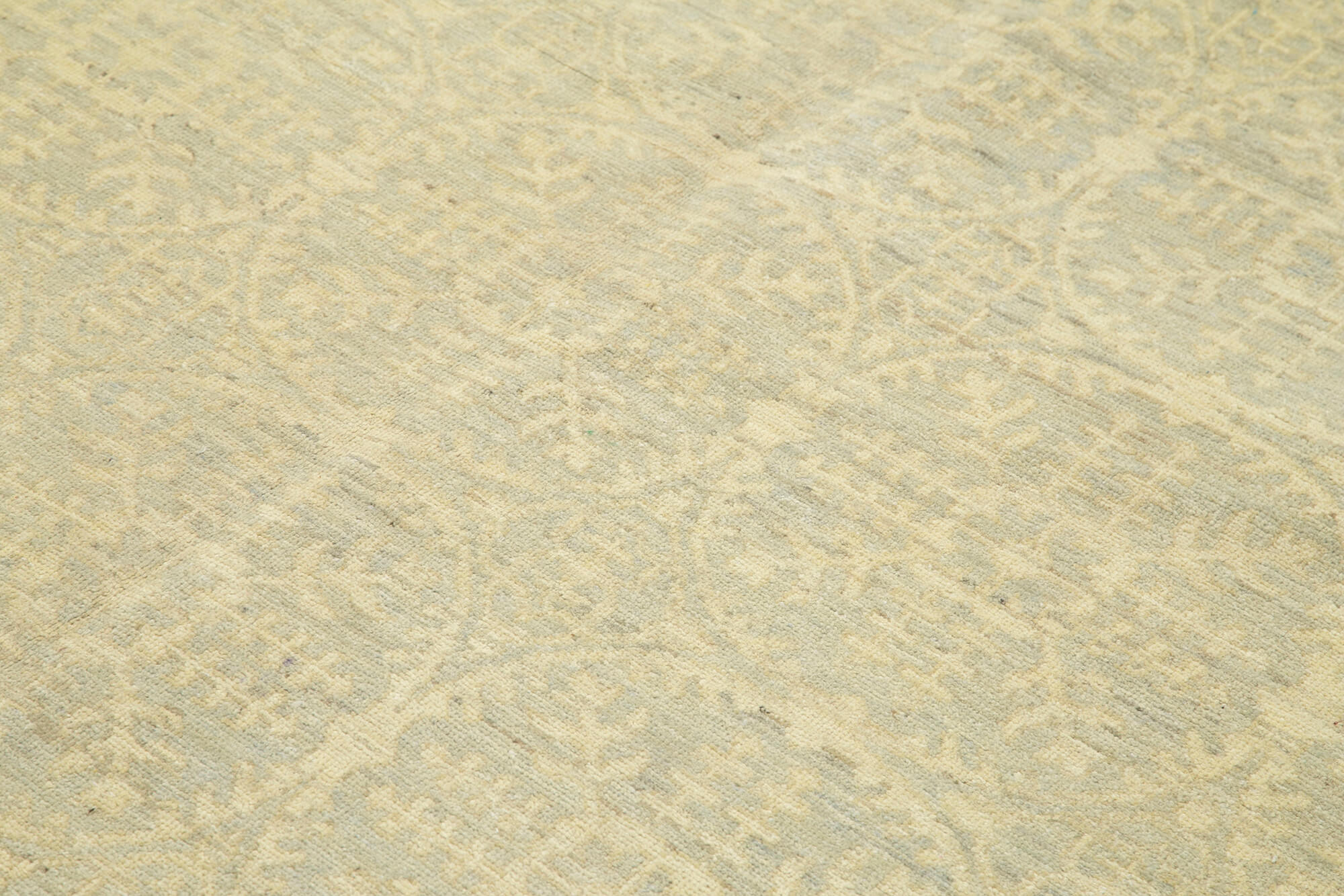 Handmade Wool Area Rug – Classic Beige Cotton Wool Rug 7'9''x9'1'' by Agacan