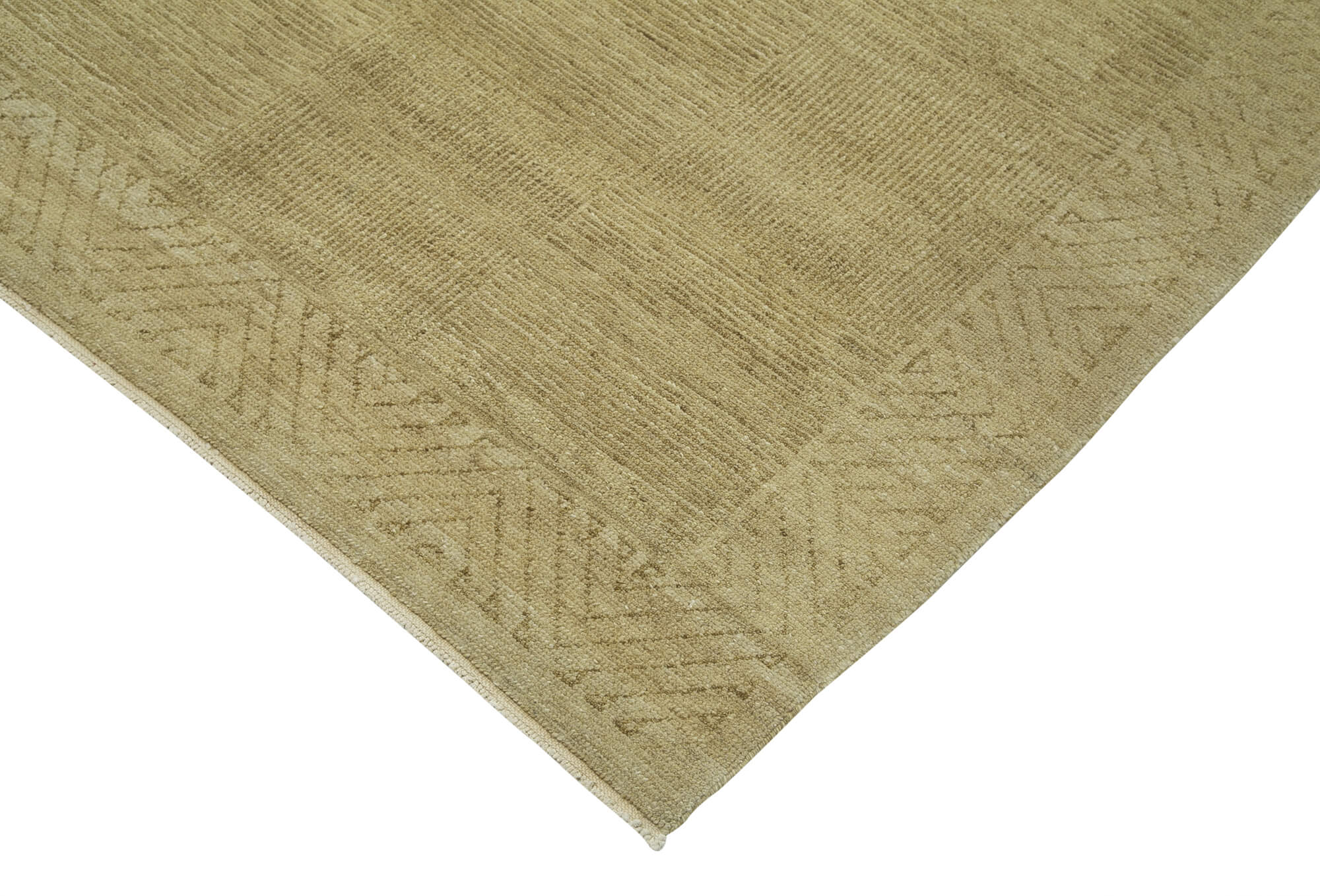 Handmade Wool Area Rug – Tebriz Classic Beige Cotton Wool Rug 9'1''x12'1''