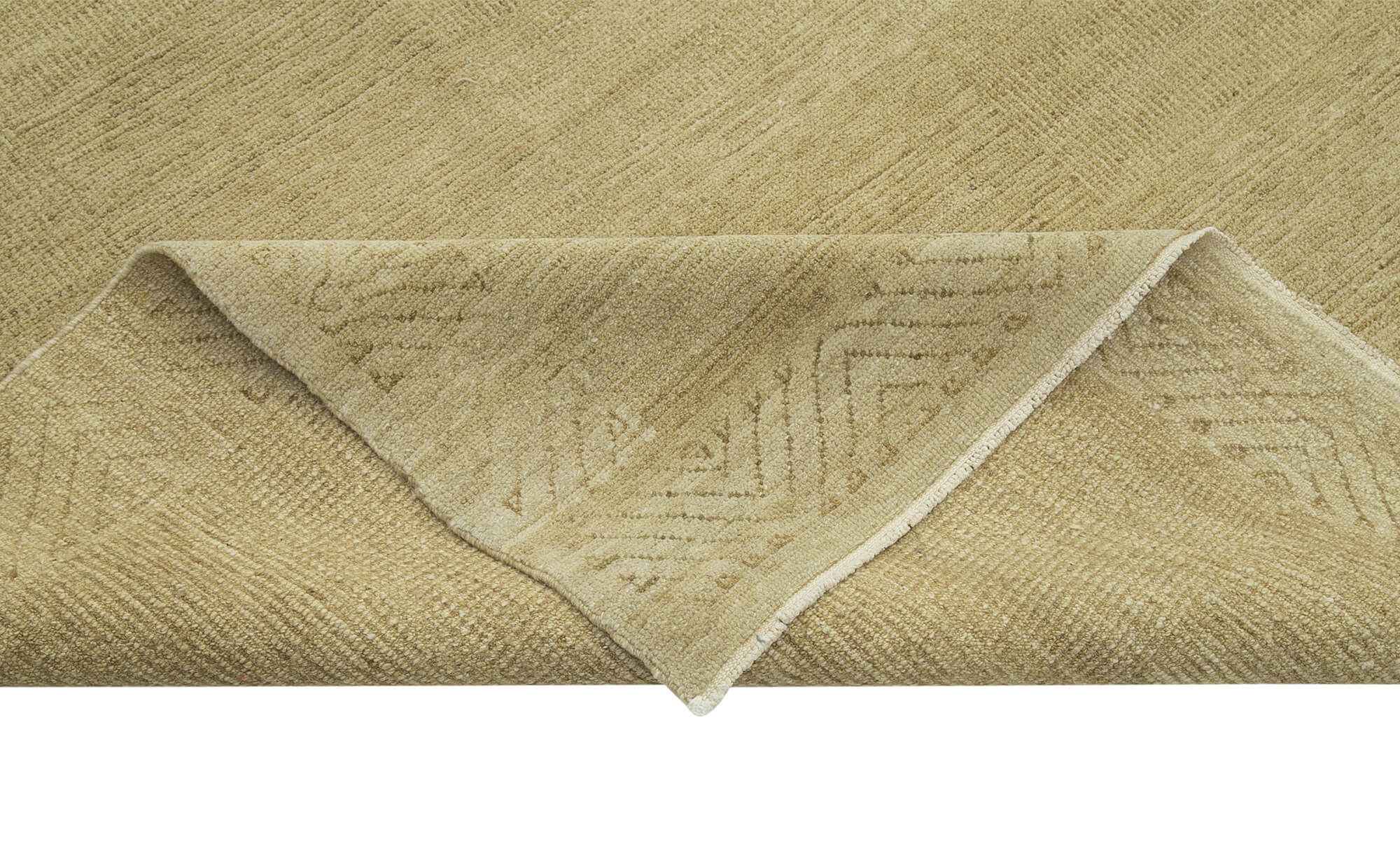 Handmade Wool Area Rug – Tebriz Classic Beige Cotton Wool Rug 9'1''x12'1''