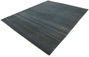 Handmade Wool Area Rug – Tebriz Blue Classic Cotton Wool Carpet 7'9''x9'11''