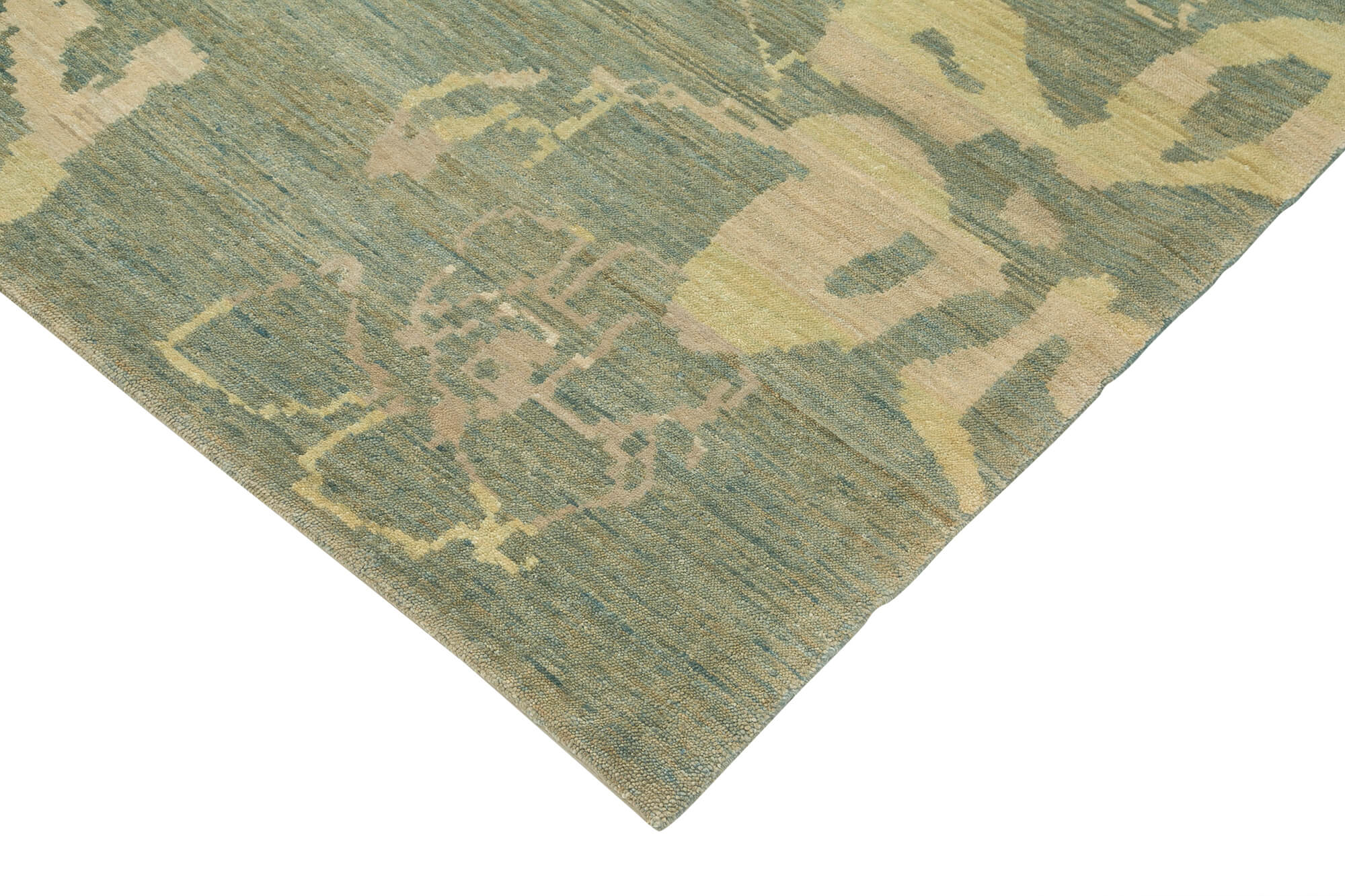 Handmade Wool Area Rug | Vintage Woven Carpet – Durable Cotton Wool Rug for Large Living Rooms