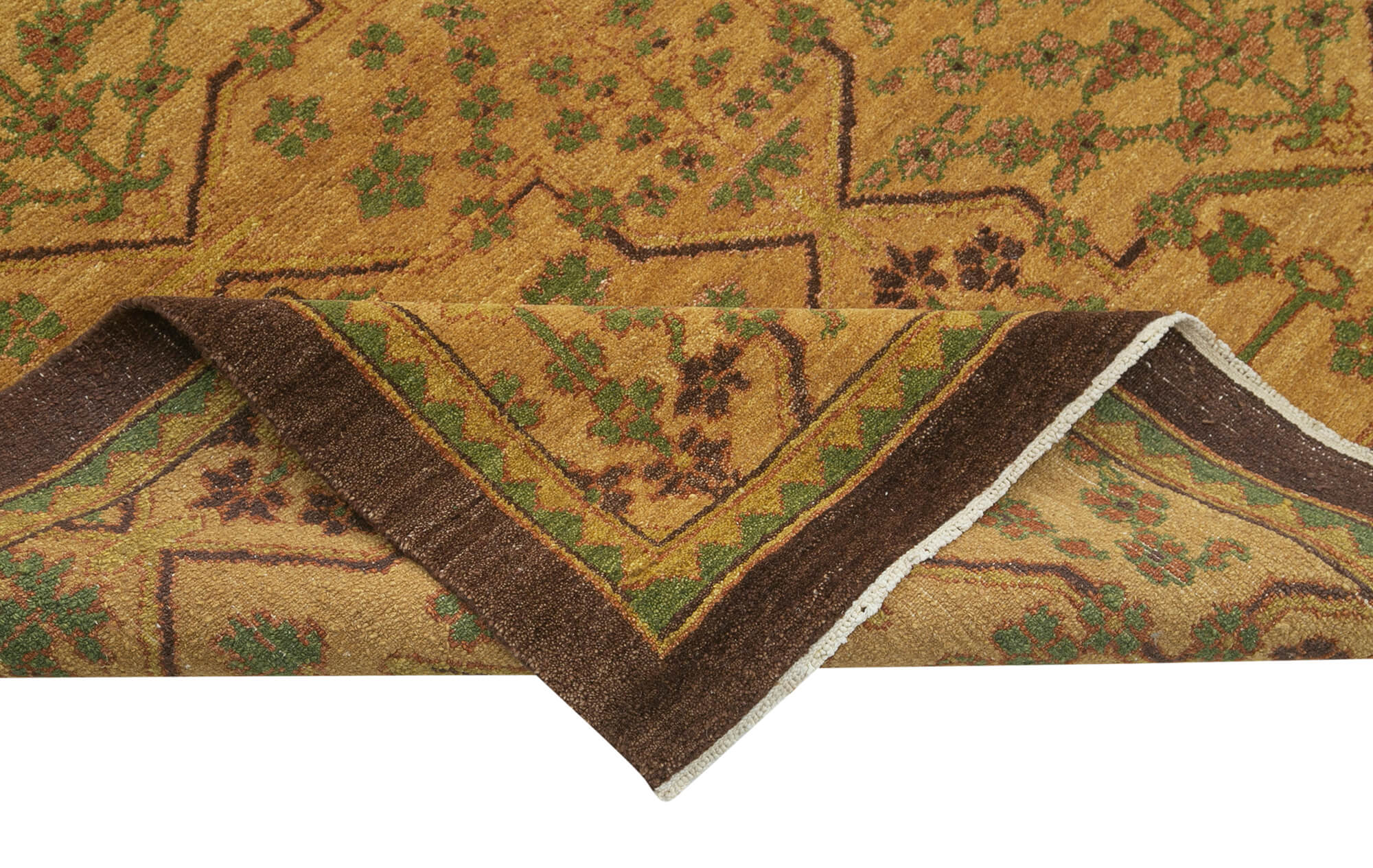 Handmade Wool Area Rug – Vintage Turkish Rug with Classic Cotton & Soft Wool Floor Covering 8'10''x11'10''