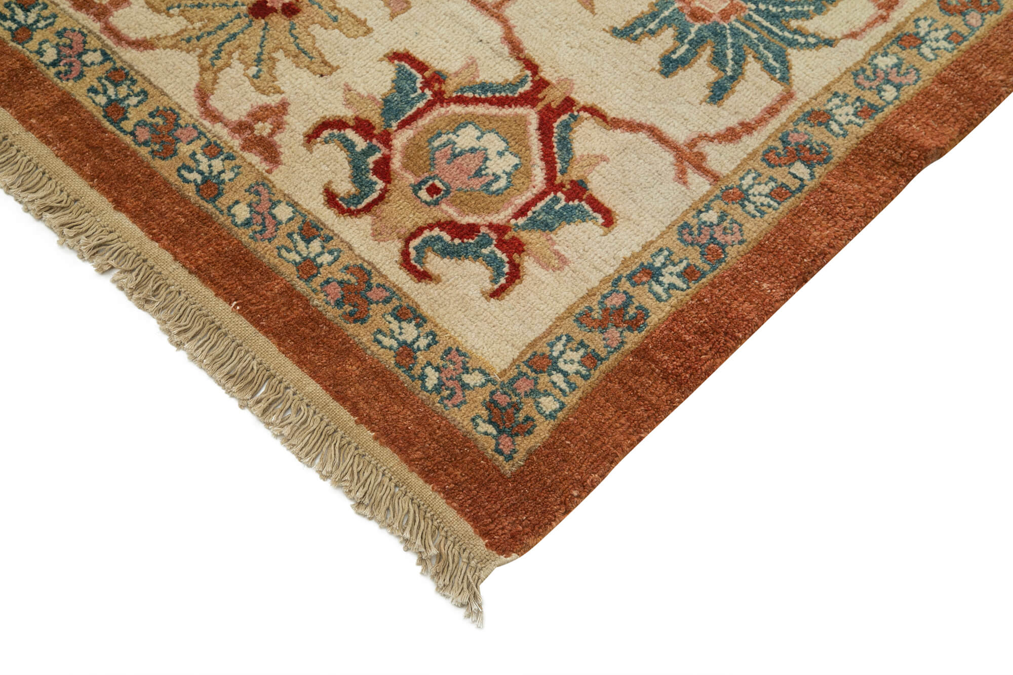Handmade Wool Area Rug – Classic Red Cotton Wool Rug 9'2''x11'10'' by Agacan