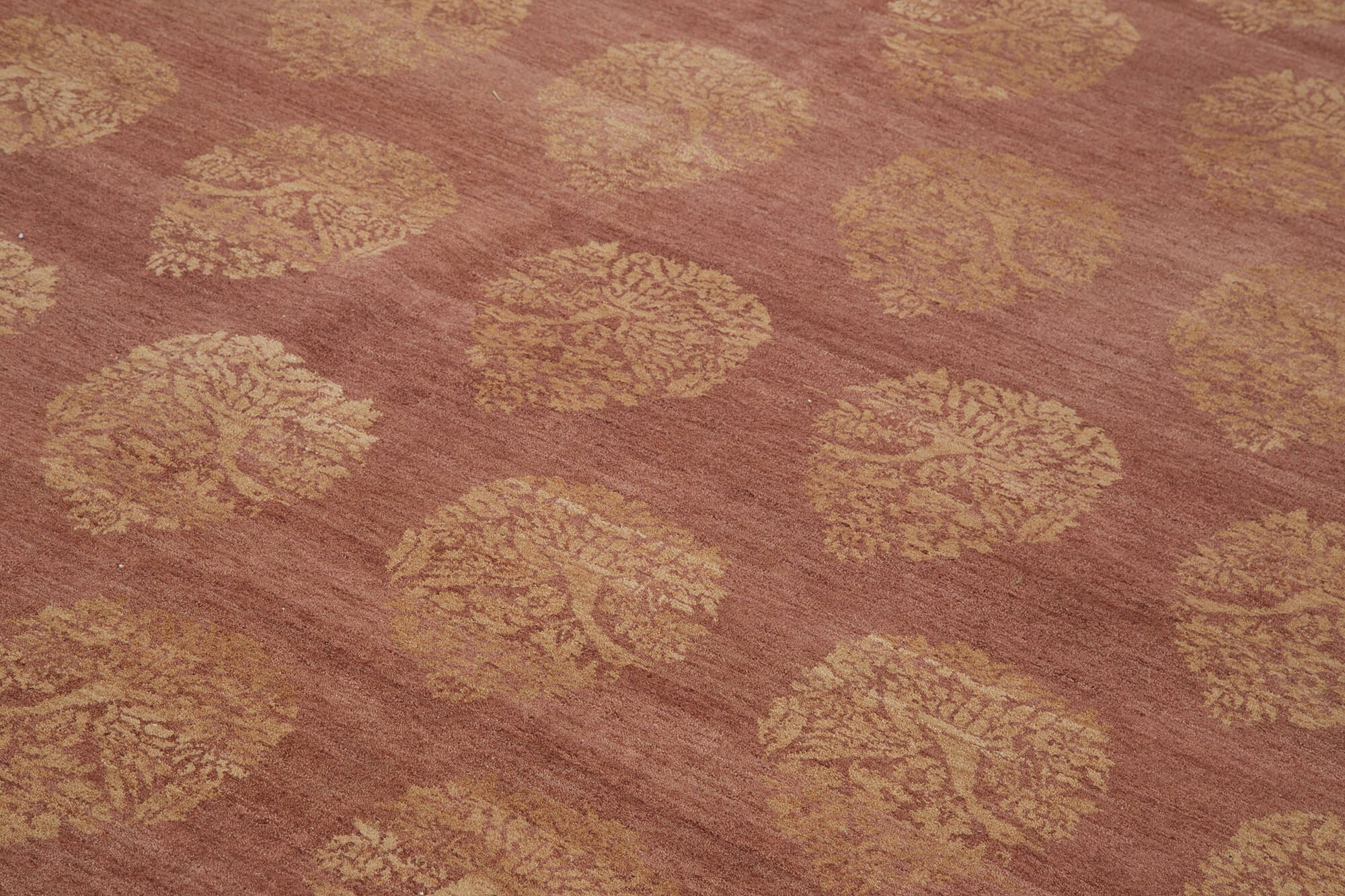 Handmade Area Rug – Tebriz Red Classic 9x12 Wool Cotton Vintage Carpet
