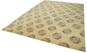 Handmade Wool Area Rug – Classic Cotton Rug Beige 9'11''x13'11'' by Agacan