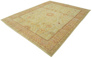 Handmade Wool Area Rug – Tebriz Classic Beige Cotton Wool Rug 7'10''x10'0''