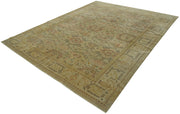 Handmade Wool Area Rug – Classic Beige Cotton Wool Carpet 8'2''x9'11''