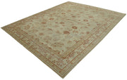 Handmade Wool Area Rug – Vintage Turkish Carpet Beige 8'0''x10'3'' Classic Cotton Rug