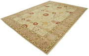 Handmade Wool Area Rug – Classic Beige 8x12 Turkish Hand Knotted Carpet