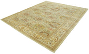 Handmade Wool Area Rug – Classic Beige Carpet Cotton Wool Rug 8'4''x9'11''
