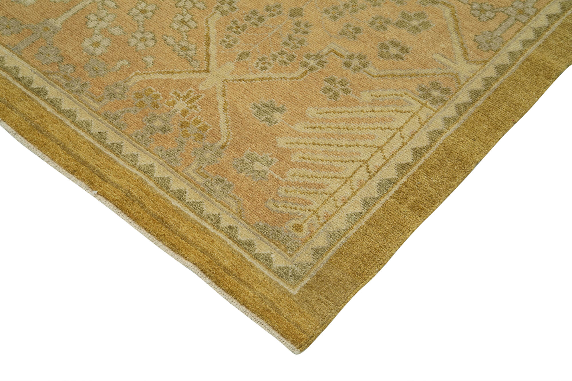 Handmade Wool Area Rug – Tebriz Classic Red Vintage Cotton Rug 9'1''x12'8''