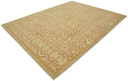 Handmade Wool Area Rug – Classic Beige Turkish Woven Rug, Durable Cotton Wool